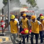 आईओसीएल के इंडेन बॉटलिंग प्लांट में जिला प्रशासन ने किया मॉक ड्रिल का आयोजन