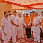 जैन संस्कार विधि से धर्म और आस्था का केन्द्र नवकार निलयम का भूमि पूजन हुआ 