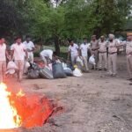 बीकानेर पुलिस की बड़ी कार्रवाई: 46 मामलों में जब्त 55.18 लाख रुपये के मादक पदार्थ नष्ट