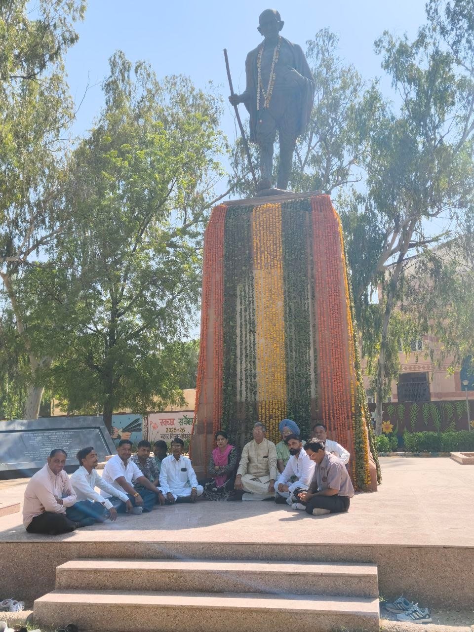 कांग्रेस नेताओं की गिरफ्तारी के विरोध में बीकानेर में सत्याग्रह
